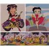 Image 1 : Animation: Betty Boop, & Hanna Barbera (three), BIKER BETTY, Sericel, from the numbered edition...
