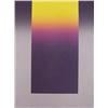 Image 1 : Larry Bell (b. 1939) American, UNTITLED YELLOW & PURPLE, 1989, color lithograph, signed in penc...