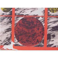 Billy Al Bengston (b. 1934) American, UNTITLED, 1988, color lithograph, signed in pencil, from...