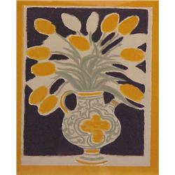 Andre Brasilier (1929-2004) French, STILL LIFE, color lithograph, signed in pencil, from the nu...
