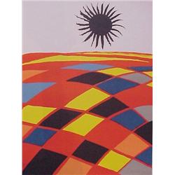 Alexander Calder (1898-1976) American, SOLEIL NOIR, 1969, color lithograph, signed in pencil, f...