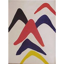 Alexander Calder (1898-1976) American, BOOMERANG, color lithograph, signed in pencil, from the...
