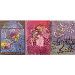 Book: Marc Chagall (with lithograph), THE JERUSALEM WINDOWS, 1962, Jean Leymarie, Braziller & S...