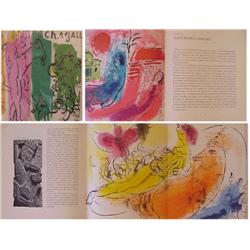 Book: Marc Chagall (with 15 lithographs), CHAGALL, 1957, Jacques Lassaigne, Maeght Editeur, wit...