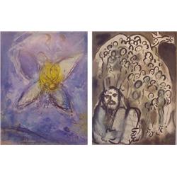 Book: Marc Chagall (with lithographs), THE BIBLICAL MESSAGE, 1973, Chatelain, Tudor, hardbound...