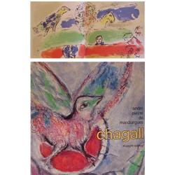 Book: Marc Chagall (with lithographs), CHAGALL, 1974, Mandiargues, Maeght Editeur, hardbound bo...
