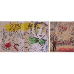 Book: Marc Chagall (with lithograph), CHAGALL MONUMENTAL WORKS, Lascault, XXe Special Edition,...