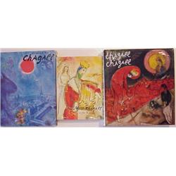 Book: Marc Chagall (three), CHAGALL BY CHAGALL, Sorlier, Abrams; HOMAGE TO CHAGALL, Amiel (some...
