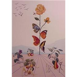 Salvador Dali (1904-1989) Spanish, FLORDALI II (Shali 234; F. page 233; M.1587), 1981, embossed...