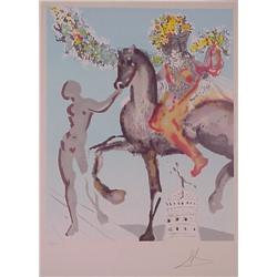 Salvador Dali (1904-1989) Spanish, NEW JERUSALEM, HARBINGER (F.80-1B; M.1564), 1980, color lith...
