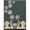 Image 1 : Erte (1892-1990) French, BUBBLES (L.196), color screenprint, signed in pencil, artist’s proof,...