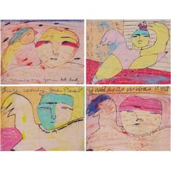 Carol Brennan Jaworski (b. 1940) Californian (four), THERE’S ONLY THE PAST; THE NOMADS ARE GONE...