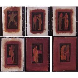 Carol Brennan Jaworski (b. 1940) Californian (six), WHY WHY WHY; NO RESPECT – MEN MUST GIVE UP;...