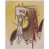 Image 1 : Wilfredo Lam (1902-1982) Cuban, LE REGARD VERTICAL, 1973, color lithograph, signed in pencil, f...