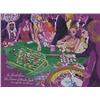 Image 1 : LeRoy Neiman (b. 1926) American, SALLE PRIVATE – MONTE CARLO (KII 76), 1988, color screenprint,...