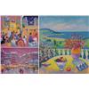 Image 1 : Raymond Picot (20th Century) (three), BREAKFAST ON THE BAY, color screenprint, signed in pencil...
