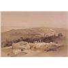 Image 1 : David Roberts (1796-1864) British, GAZA, 1939, color lithograph, signature on the stone, image...