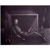 Image 1 : Laurent Schkolnyk (20th Century) French, ARTICULATED FIGURE, mezzotint etching, signed in penci...