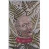 Image 1 : Fred Stonehouse (20th Century) American, DEVIL WITH FERNS, 1988, gouache on book page, 7 ½ x 5”...