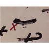 Image 1 : Antonio Tapies (b. 1923) Spanish, ESPAI AMB SIGNES, 1976, color carborundun gravure with flocag...
