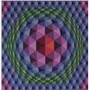 Image 1 : Victor Vasarely (1908-1997) Hungarian, TETCIE, color screenprint, signed in pencil, from the nu...