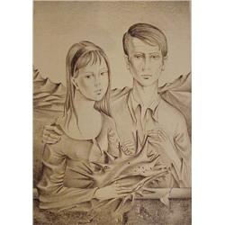 Michel Viot (20th Century) French, UNTITLED, color lithograph, signed in pencil, from the numbe...