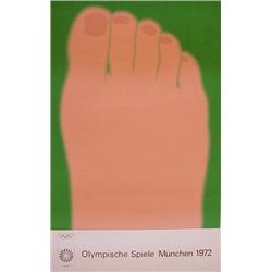 Tom Wesselman (b. 1931) American, FOOT, 1970-1972, color screenprint, signed in pencil, from th...