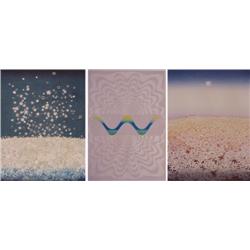 Chuzuko Yoshida (20th Century) Japanese (three), LOOKING AT THE SEA; SNOW FLAKES IN WINTER; DAI...