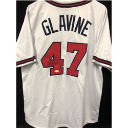 TOM GLAVINE SIGNED BRAVES BASEBALL JERSEY (JSA COA)