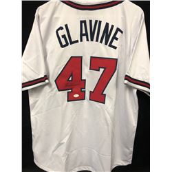 TOM GLAVINE SIGNED BRAVES BASEBALL JERSEY (JSA COA)