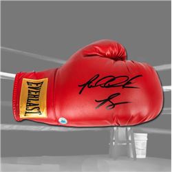 Riddick Bowe Autographed Everlast Red Boxing Glove