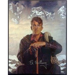 Sir Edmund Hillary Autographed Mount Everest & Beyond Poster