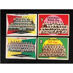 1960 Topps Baseball Team Card Checklist