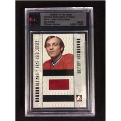 2006-07 ITG ULTIMATE MEMORABILIA 7TH EDITION GAME-USED JERSEY SILVER GUY LAFLEUR (25/25)