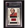 Image 1 : 2006-07 ITG ULTIMATE MEMORABILIA 7TH EDITION GAME-USED JERSEY SILVER GUY LAFLEUR (25/25)