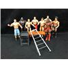 Image 1 : WRESTLING ACTION FIGURES LOT W/ ACCESSORIES