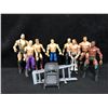 Image 1 : WRESTLING ACTION FIGURES LOT W/ ACCESSORIES