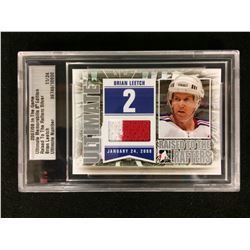 2007-08 ITG ULTIMATE MEMORABILA 8TH EDITION RAISED TO THE RAFTERS SILVER BRIAN LEETCH (11/24)