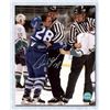 Image 1 : Tie Domi Toronto Maple Leafs Autographed Fight Victory 8x10 Photo