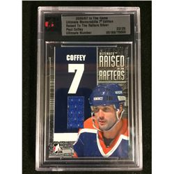 2006-07 ITG ULTIMATE MEMORABILIA 7TH EDITION RAISED TO THE RAFTERS SILVER PAUL COFFEY (22/25)