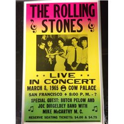 1965 THE ROLLING STONES CONCERT POSTER (REPRINT)