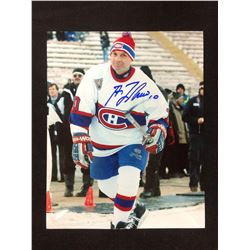 GUY LAFLEUR AUTOGRAPHED 8" X 10 COLOR PHOTO