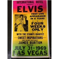 1969 ELVIS PRESLEY CONCERT POSTER (REPRINT)