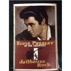 ELVIS PRESLEY JAILHOUSE ROCK MUSIC POSTER