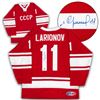 Image 1 : Igor Larionov Soviet Union Russia Autographed CCCP Custom Olympic Hockey Jersey