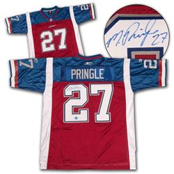 Mike Pringle Montreal Alouettes Autographed Custom CFL Football Jersey