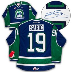 Joe Sakic Swift Current Broncos Autographed CHL CCM Hockey Jersey