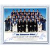 Image 1 : 1987-88 Edmonton Oilers Team Signed Stanley Cup 8x10 Photo 5 Autographs