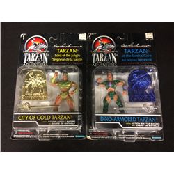 TARZAN ACTION FIGURE LOT (CITY OF GOLD TARZAN/ DINO-ARMORED TARZAN)