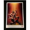 Image 1 : LIMITED EDITION UNDERTAKER/ HHH  PRINT SIGNED BY ARTIST JERRY "KING" LAWLOR (13/15)